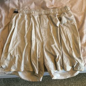 Grey Lined Lululemon 5” Inseam Shorts